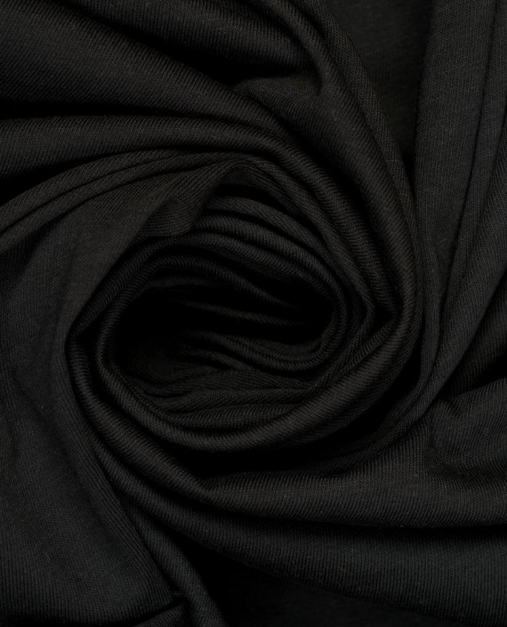 Трикотаж кулирка 3518 цвет черный картинка