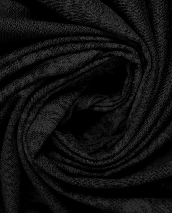 Трикотаж кулирка 3516 цвет черный картинка