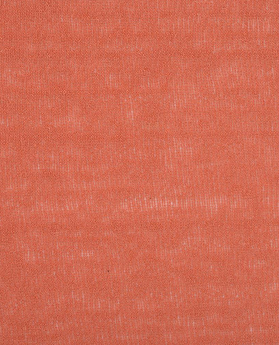 Трикотаж льняной 3497 цвет оранжевый картинка 2