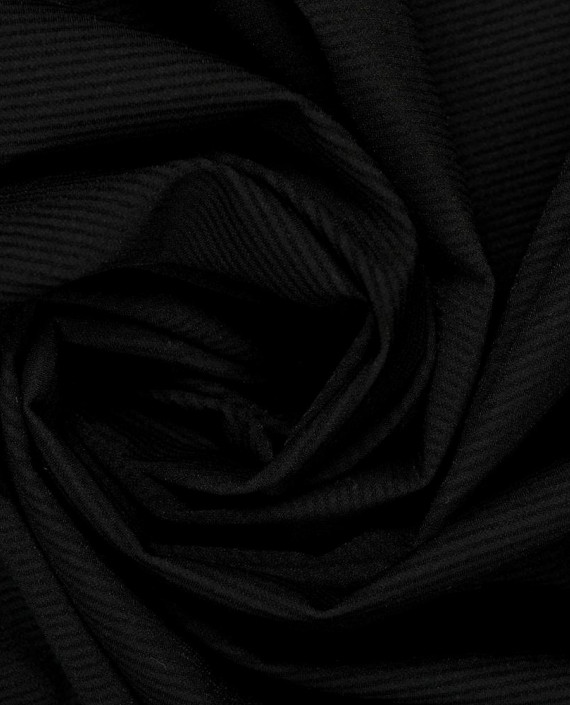 Трикотаж фактурный 3545 цвет черный картинка