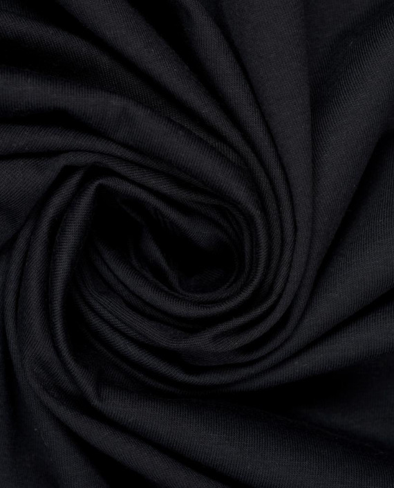 Трикотаж кулирка 3486 цвет черный картинка