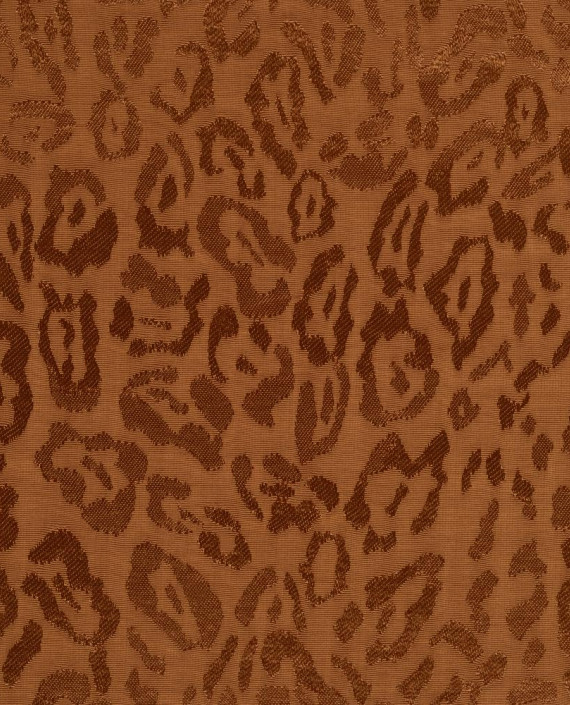 Жаккард вискозный 0231 цвет коричневый картинка 2