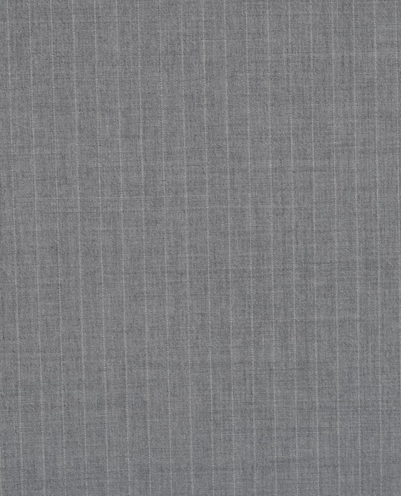 Шерсть костюмная 2819 цвет серый полоска картинка 2