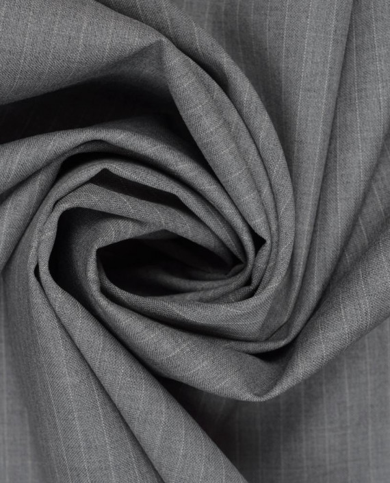 Шерсть костюмная 2819 цвет серый полоска картинка