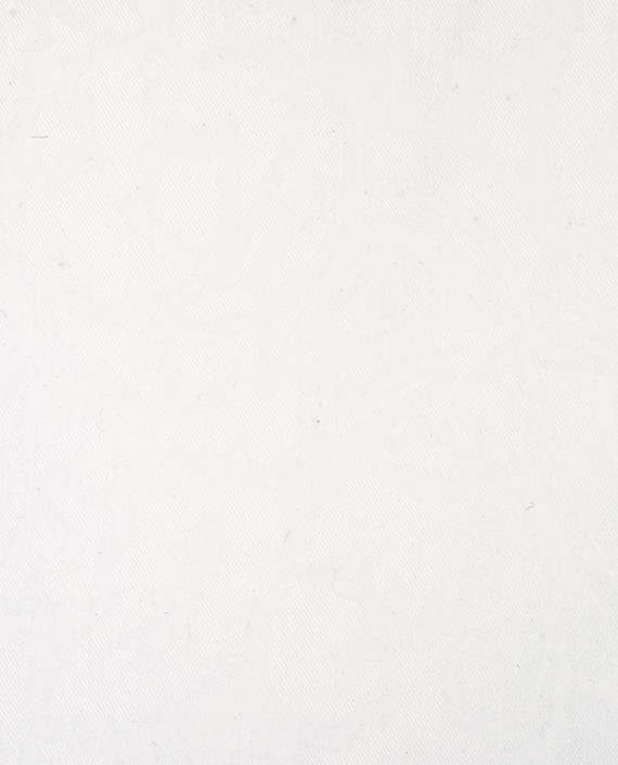 Жаккард хлопковый 0233 цвет белый картинка 2