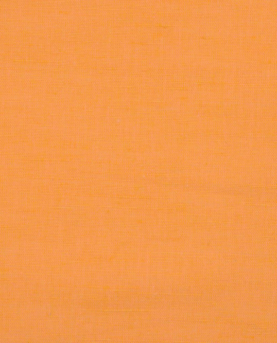 Последний отрез-1м  Лён рубашечный 10977 цвет оранжевый картинка 2