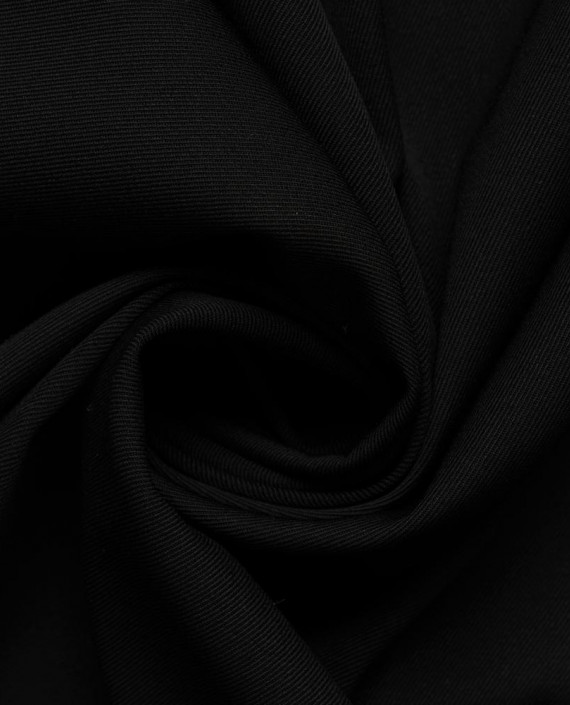 Последний отрез 0.6м Шерсть костюмная 12821 цвет черный картинка