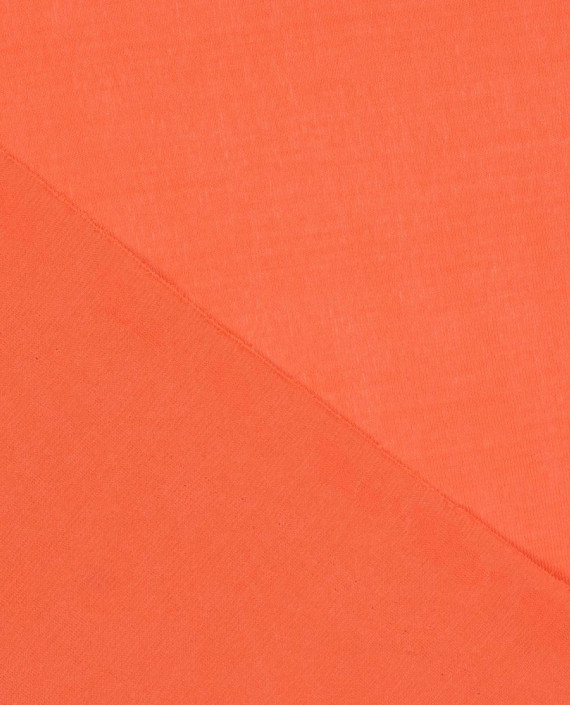Трикотаж вискозный 3559 цвет оранжевый картинка 1