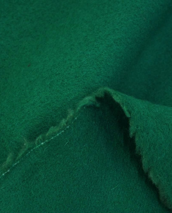 Ткань Шерсть Пальтовая 1801 цвет зеленый картинка 1
