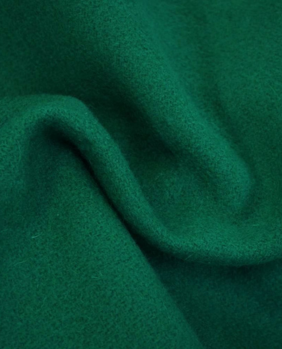 Ткань Шерсть Пальтовая 1801 цвет зеленый картинка 2