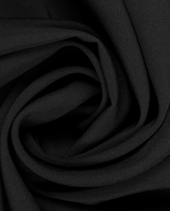 Последний отрез 0.7м Ткань костюмная 10204 цвет черный картинка