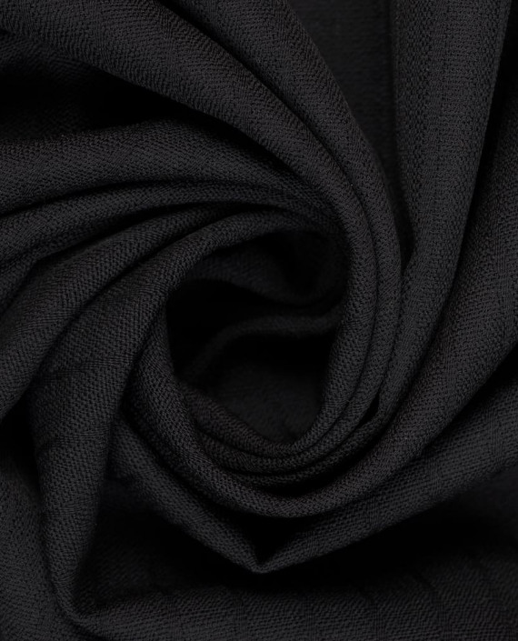 Шерсть костюмная 2858 цвет черный картинка