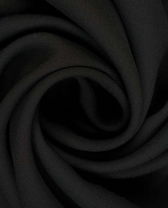 Последний отрез 0.7м Шелк рубашечный  10385 цвет черный картинка