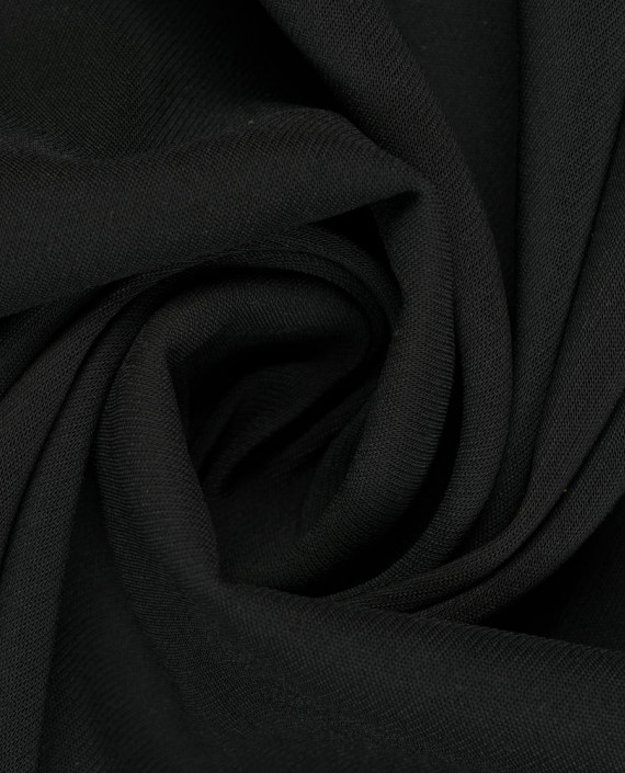 Креп костюмный 0129 цвет черный картинка