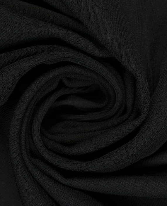 Поливискоза костюмная 0202 цвет черный картинка