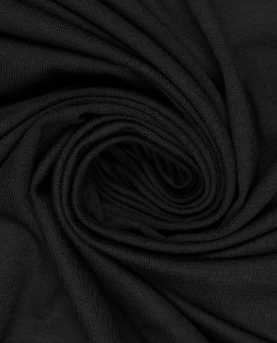 Последний отрез 0.7м Трикотаж кулирка 13607 цвет черный картинка