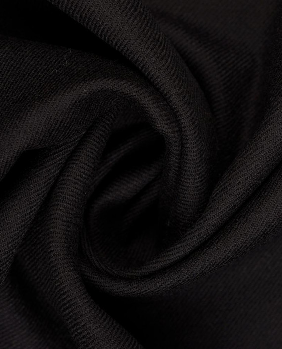Шерсть пальтовая 2879 цвет черный картинка