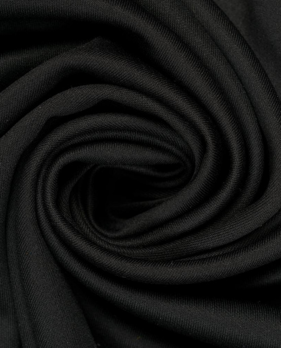 Трикотаж интерлок 3583 цвет черный картинка