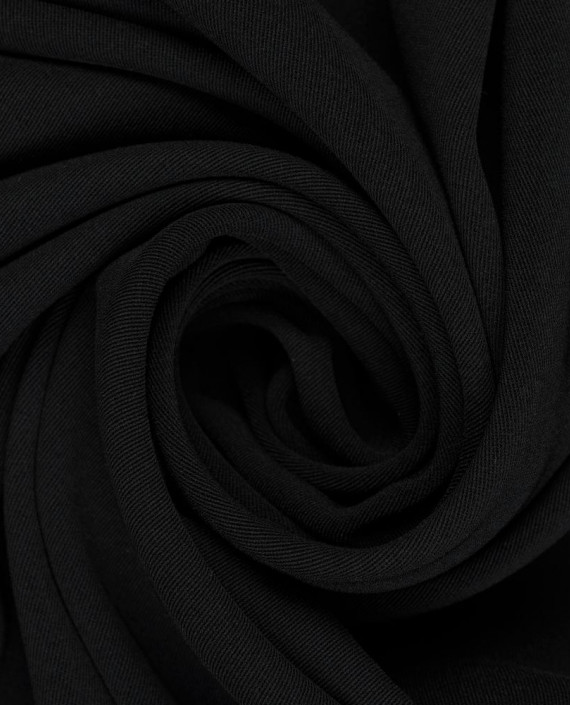 Поливискоза костюмная 0211 цвет черный картинка