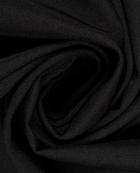Поливискоза костюмная 0224 цвет черный картинка