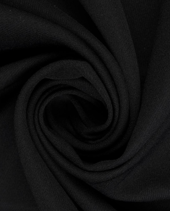 Поливискоза костюмная 0223 цвет черный картинка