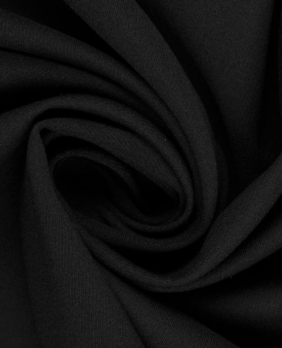 Поливискоза костюмная 0222 цвет черный картинка