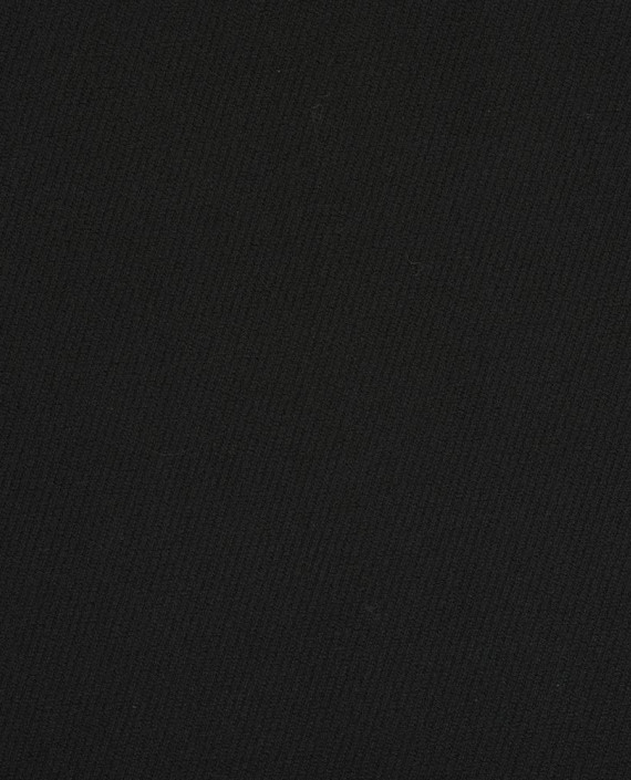 Последний отрез 1м Хлопок костюмный 13601 цвет черный картинка 2