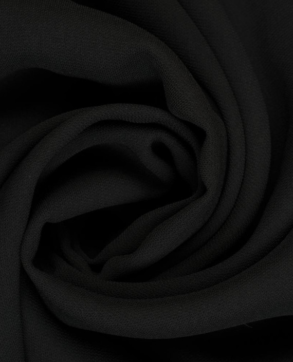 Креп костюмный 0168 цвет черный картинка