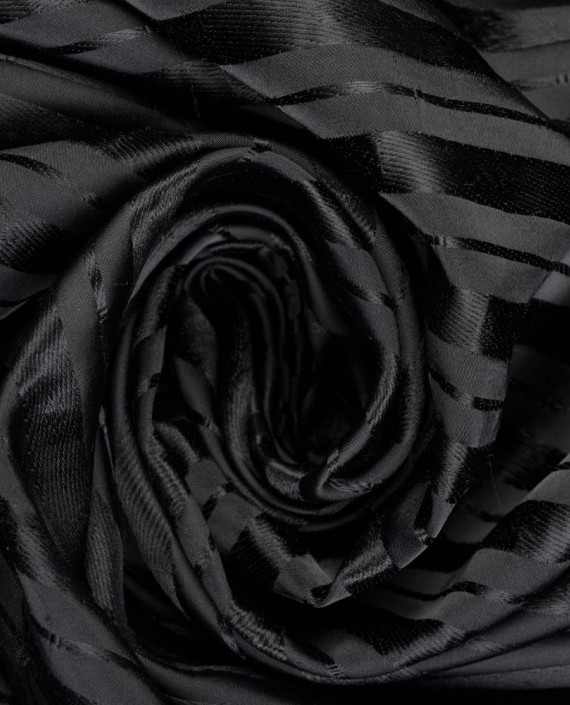 Жаккард подкладочный 0238 цвет черный картинка