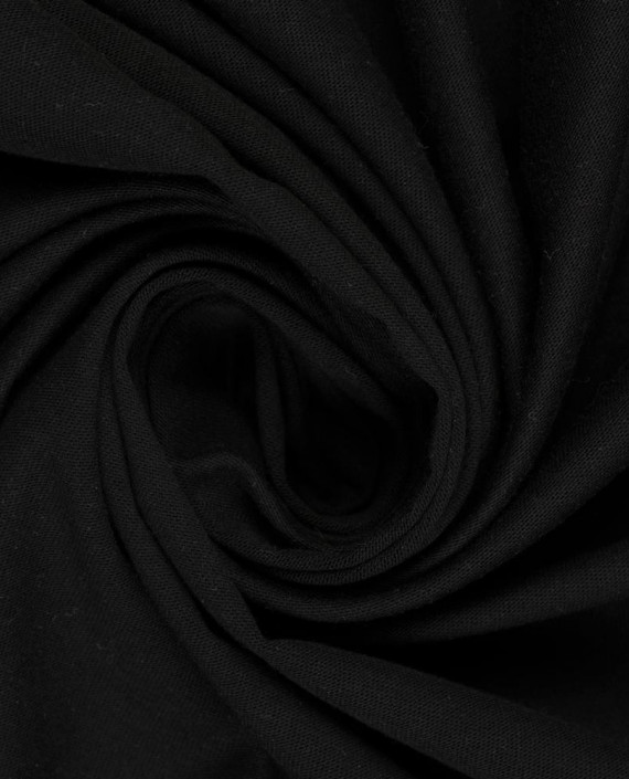 Трикотаж кулирка 3628 цвет черный картинка