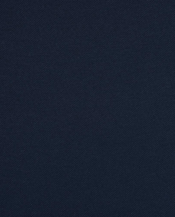 Ткань Трикотаж Хлопоковый Пике  2072 цвет синий картинка 1