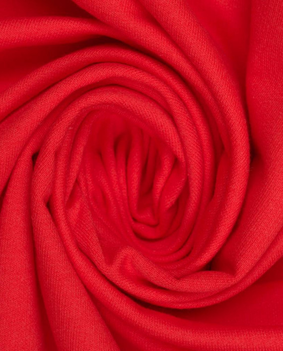 Ткань Трикотаж Футер Петля 2425 цвет красный картинка
