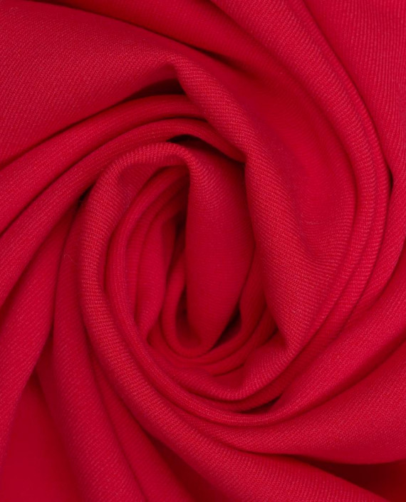 Поливискоза костюмная 0237 цвет красный картинка