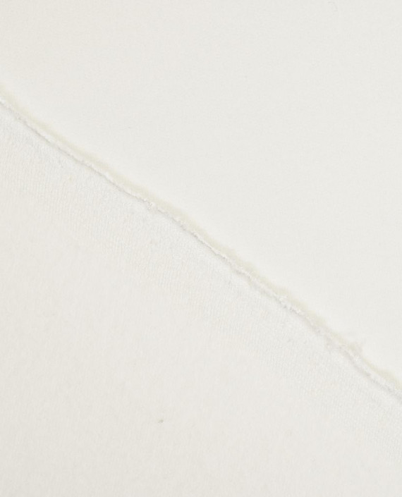 Трикотаж футер 2-х нитка с начесом 3650 цвет белый картинка 1