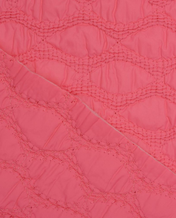 Курточная стеганная двухсторонняя 1128 цвет розовый картинка 1