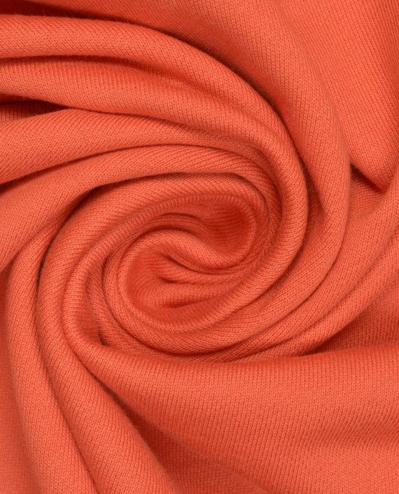 Трикотаж Футер 2-х нитка петля 407 цвет оранжевый картинка