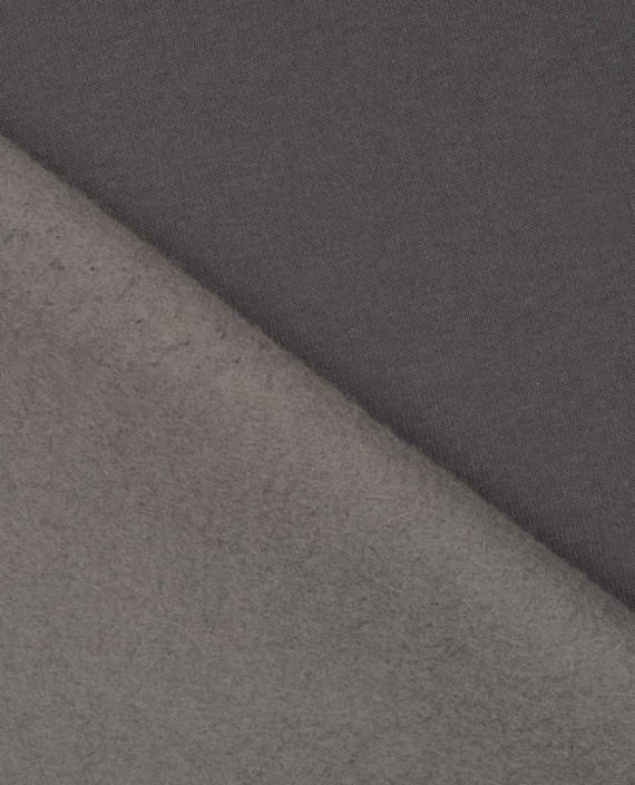 Трикотаж Футер 3-х нитка с начёсом 437 цвет серый картинка 1