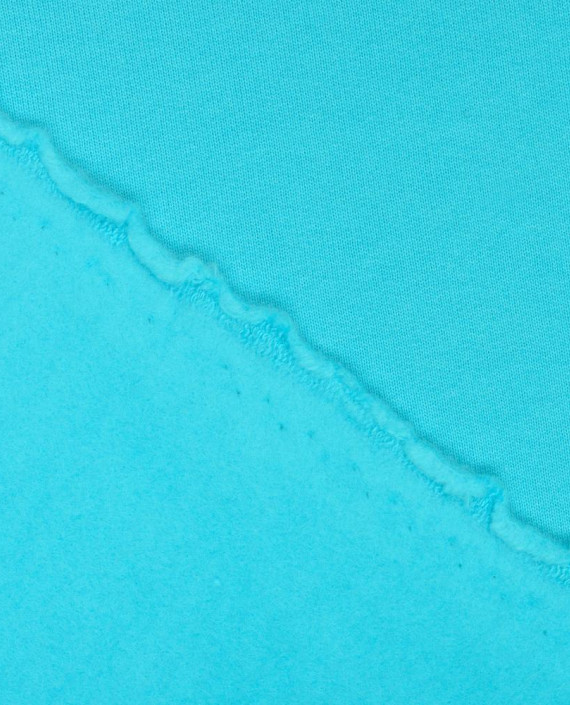 Трикотаж Футер 3-х нитка с начёсом 438 цвет голубой картинка 1