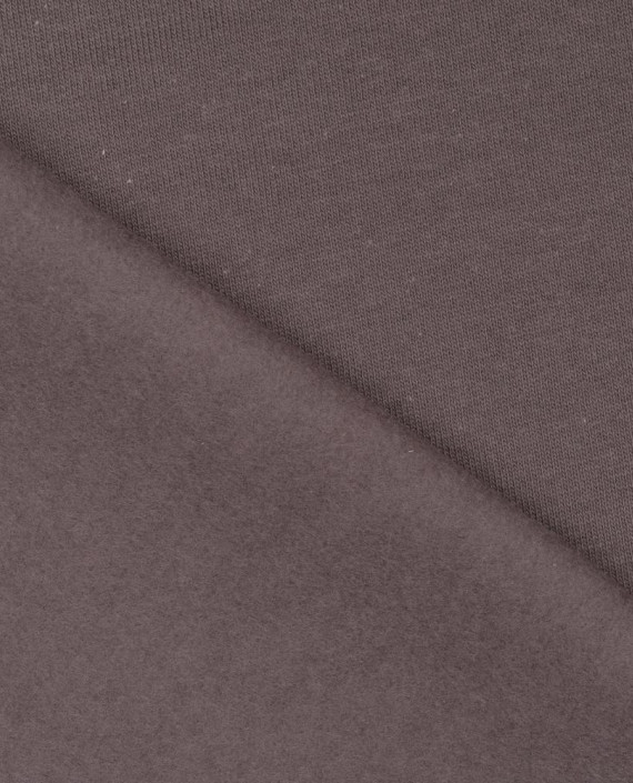 Трикотаж Футер 2-х нитка с начёсом 417 цвет коричневый картинка 1