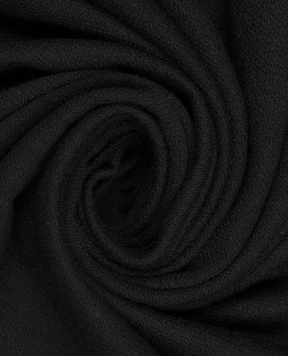 Трикотаж Футер 2-х нитка петля 413 цвет черный картинка