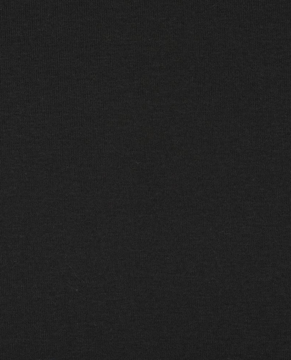 Трикотаж интерлок  385 цвет черный картинка 2