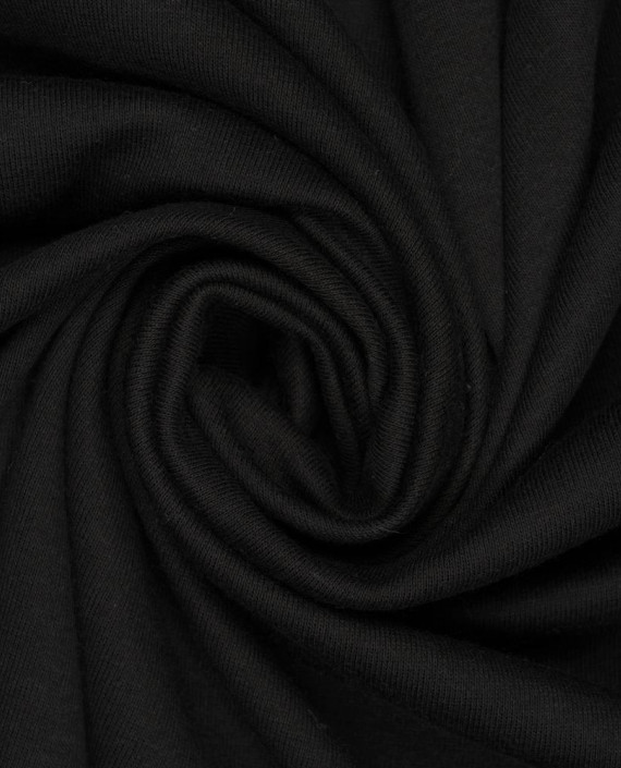 Трикотаж кашкорсе 384 цвет черный картинка