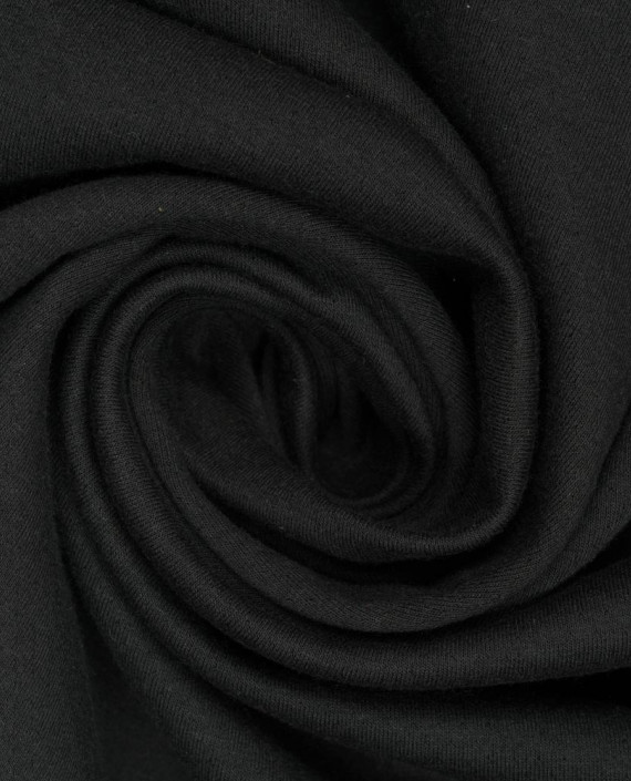 Трикотаж плотный 397 цвет черный картинка