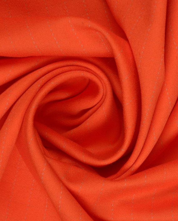 Хлопок костюмный 3650 цвет оранжевый полоска картинка