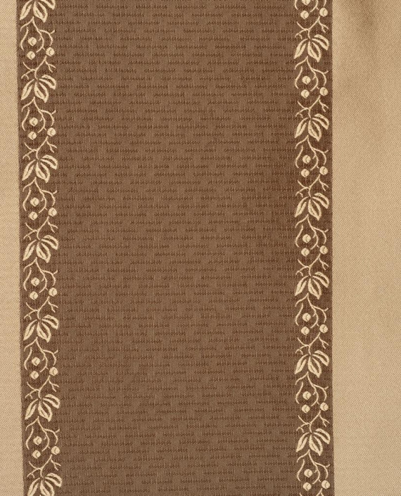 Портьерная ткань 073 цвет коричневый полоска картинка 2