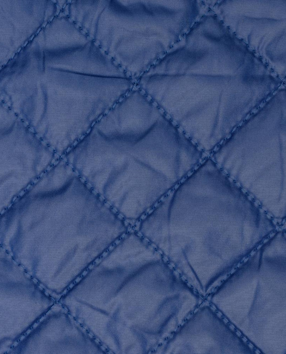 Курточная Стеганная 1200 цвет синий в клетку картинка 2