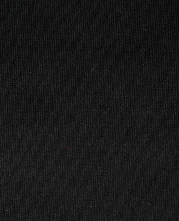 Микровельвет рубашечный 305 цвет черный картинка 2
