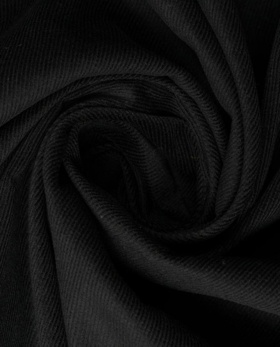 Микровельвет рубашечный 305 цвет черный картинка