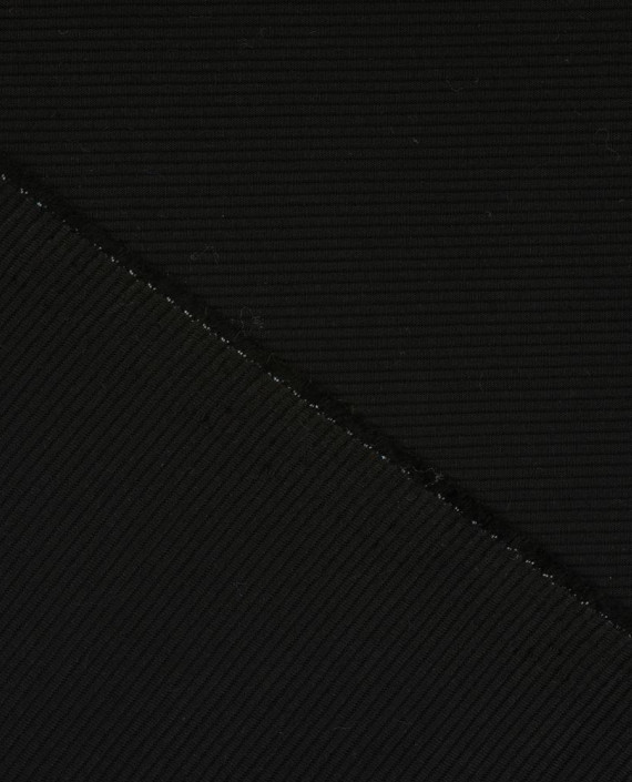 Хлопок костюмный 3729 цвет черный в полоску картинка 1
