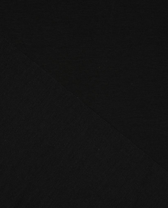Трикотаж интерлок 3773 цвет черный картинка 1